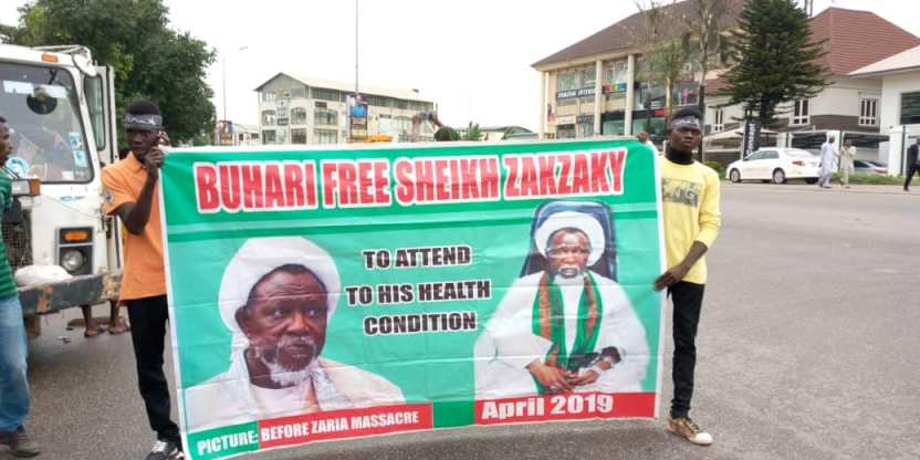  free zakzaky protest in Abuja on Mon 24th june 2019